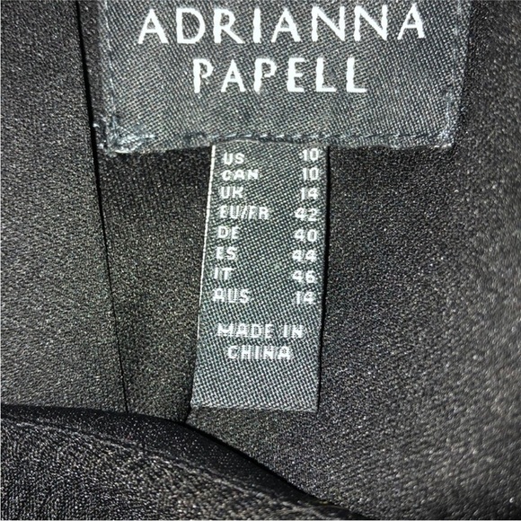 Adrianna Papell Daphne Ribbed Mitered Dress - Picture 8 of 16